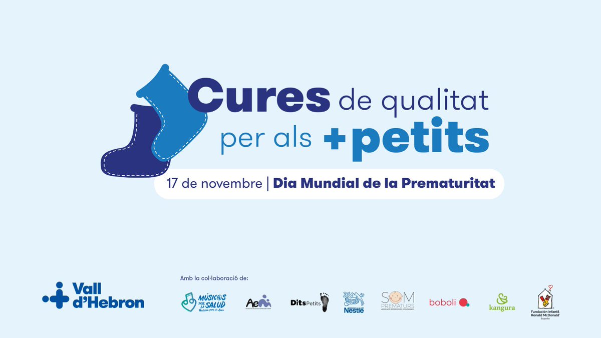 SomPrematurs's tweet photo. Ahir vàrem participar de la celebració del dia mundial de la prematuritat a @vallhebron 💜💜👇🏼👇🏼 https://t.co/VXQH0QaQnl