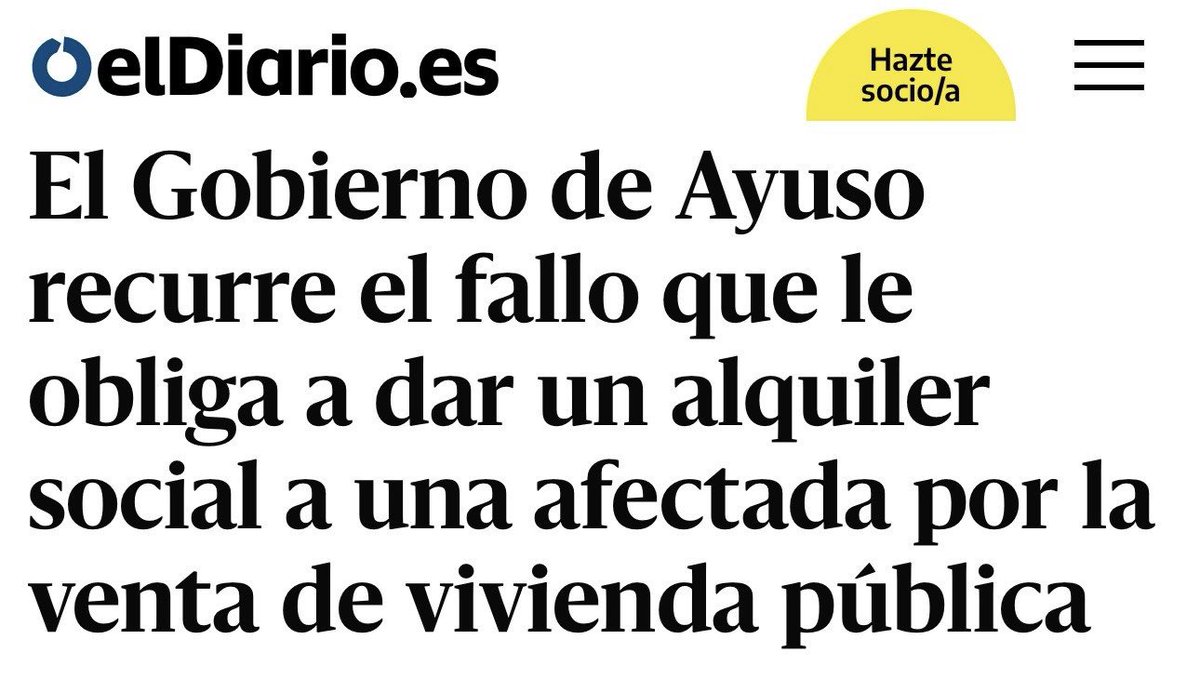 Malismo es, por ejemplo, esto: gastar dinero de todos en recurrir una sentencia judicial que da la razón a una afectada que fue perjudicada por una decisión vil de la CAM. Ayuso se muestra inflexible y chula contra los de abajo. Eso se percibe como valiente por sus seguidores.