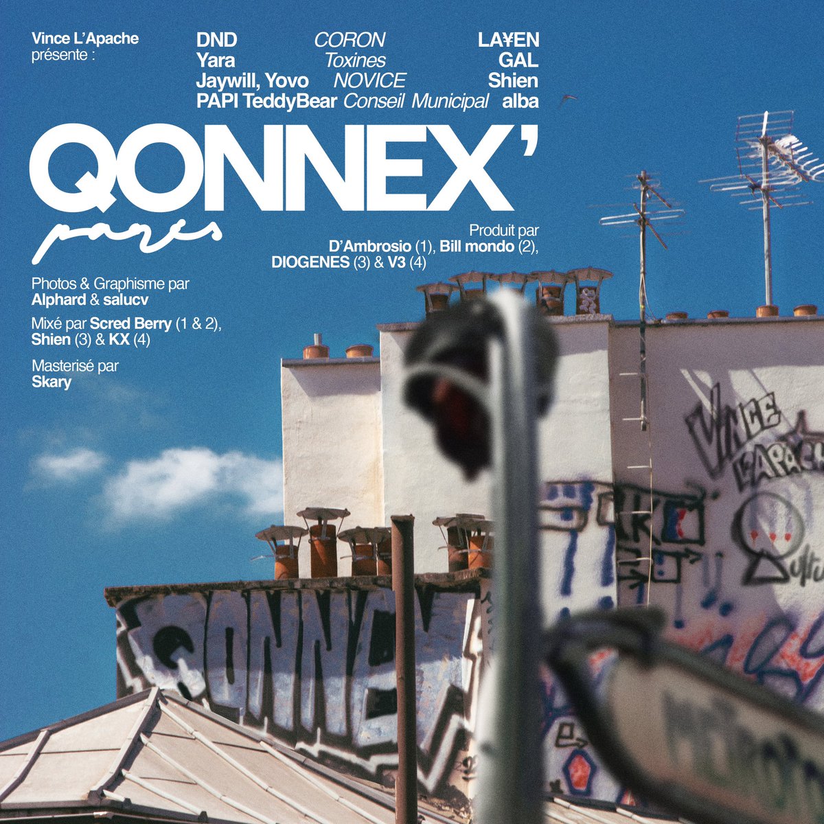 QONNEX’Paris totalement disponible depuis minuit ! MERCI à chaque artiste, chaque protagoniste qui a oeuvré dans ce joli EP ! Que la propagande commence ‼️