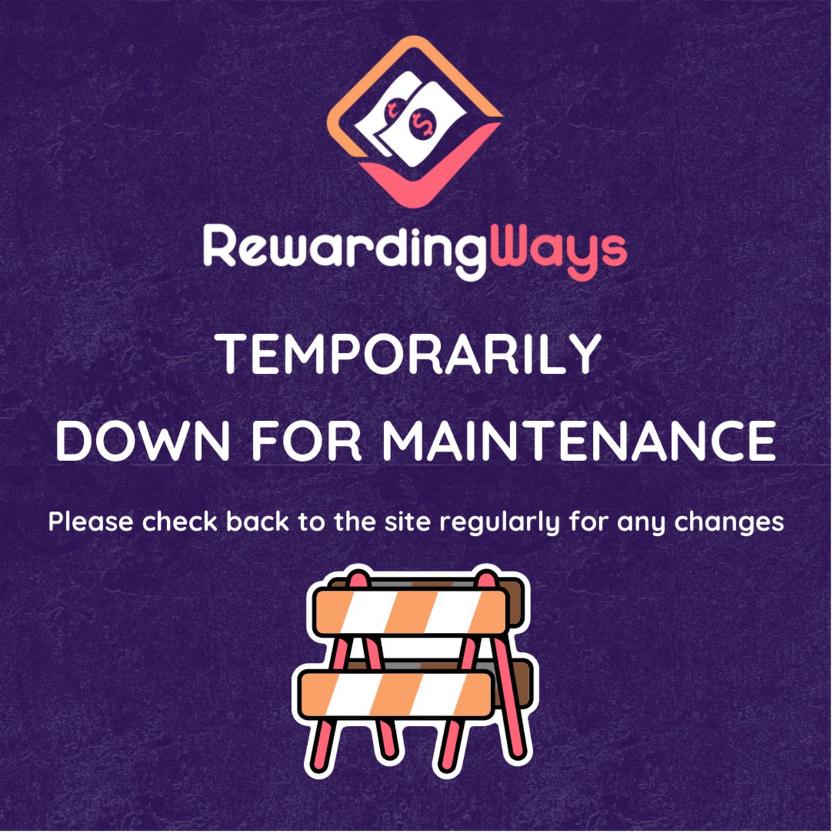 ⏳ RewardingWays is currently undergoing some maintenance to make your experience even better! We'll be back soon – please check back regularly for updates. Thanks for your patience! 🙏