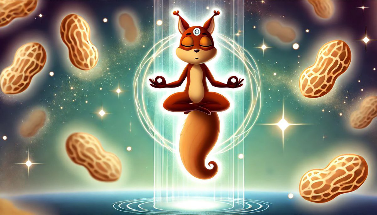 Peanut_Inu's tweet photo. @XMaximist @SimonsCatMeme ✨ The Power of Serenity 🐿🚀 $Peanut https://t.co/hzJE5YuFzq