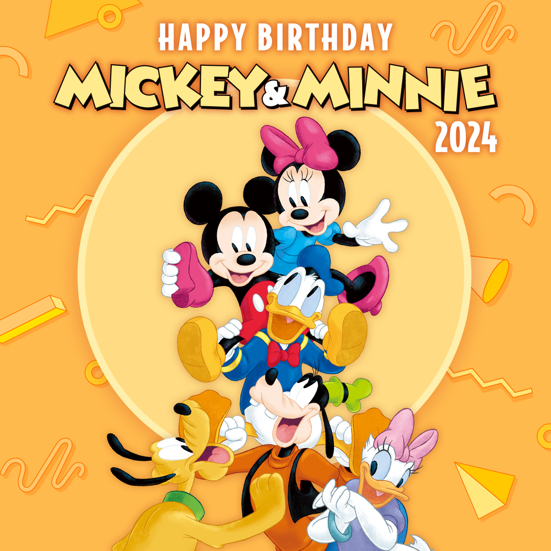 ✦・┈┈┈┈┈┈┈┈ ・✦ 今日 11/18は ミッキー＆ミニーの誕生日
