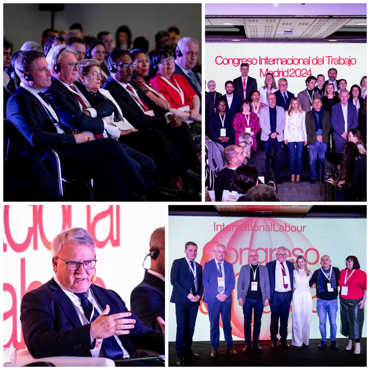 Big 🙏 to <a href="/Yolanda_Diaz_/">Yolanda Díaz</a> for hosting the International Labour Congress in Madrid 🇪🇸

The climate &amp; tech transitions are global, so a Global Charter of Labour Rights is what we need to:

🛠️ protect workers across the world 
🛠️ forge a new social contract for a fairer future