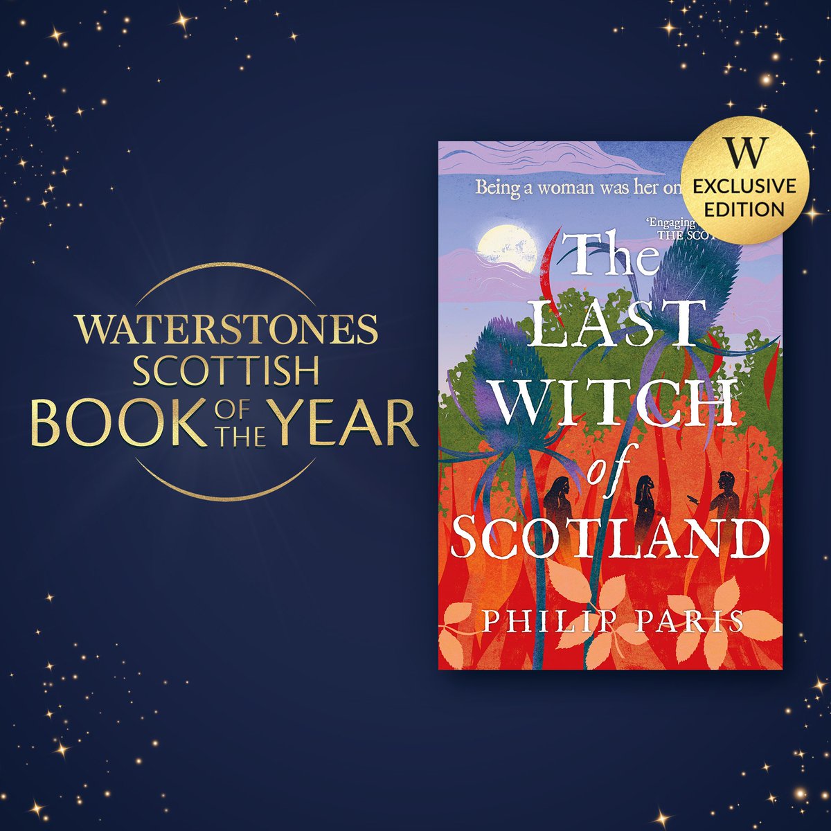 AngelaM_MacRae's tweet photo. Congratulations to Philip Paris on being selected as the Waterstones Scottish Book of the Year! #sboty24 https://t.co/Nm2Nm44mkj