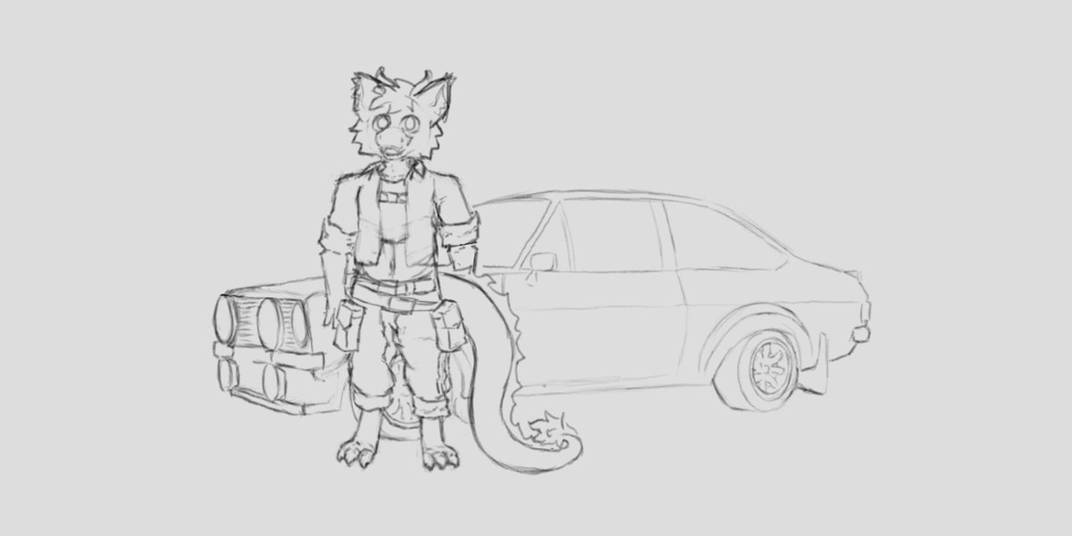 Sketch I've been working on!!!
When I finish the full piece it's gonna be on bsky only though:P