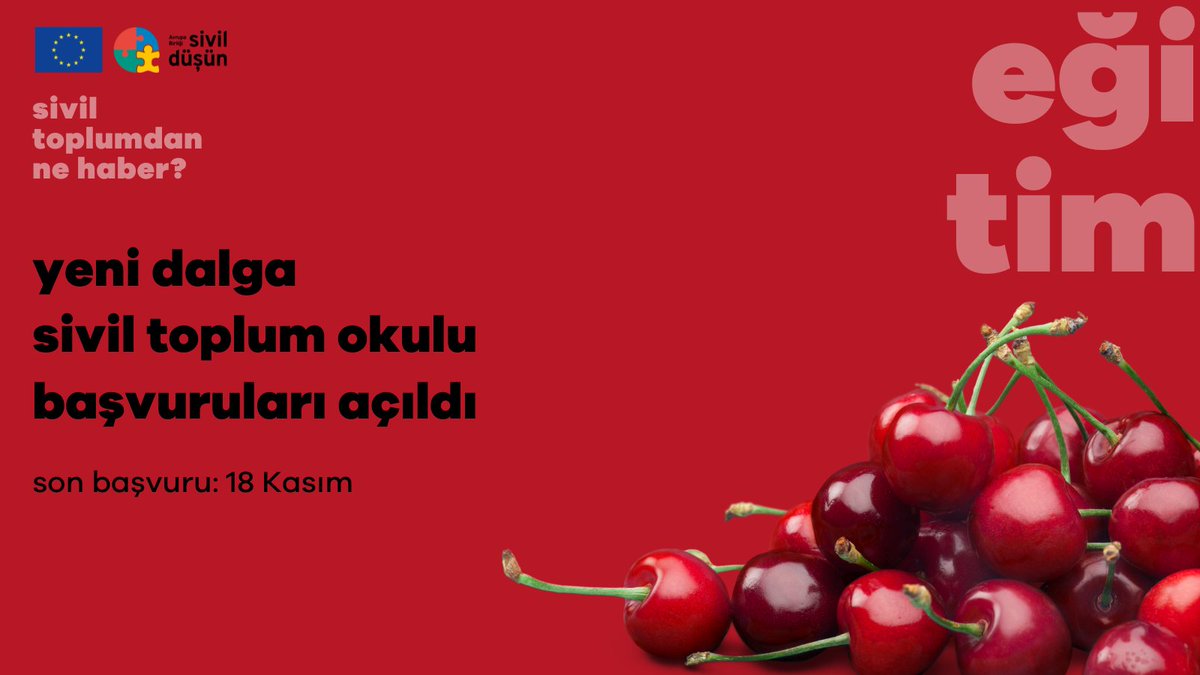 📚Yeni Dalga Sivil Toplum Okulu başvuruları açıldı!
detaylı bilgi ve başvuru👇
sivildusun.net/yeni-dalga-siv…