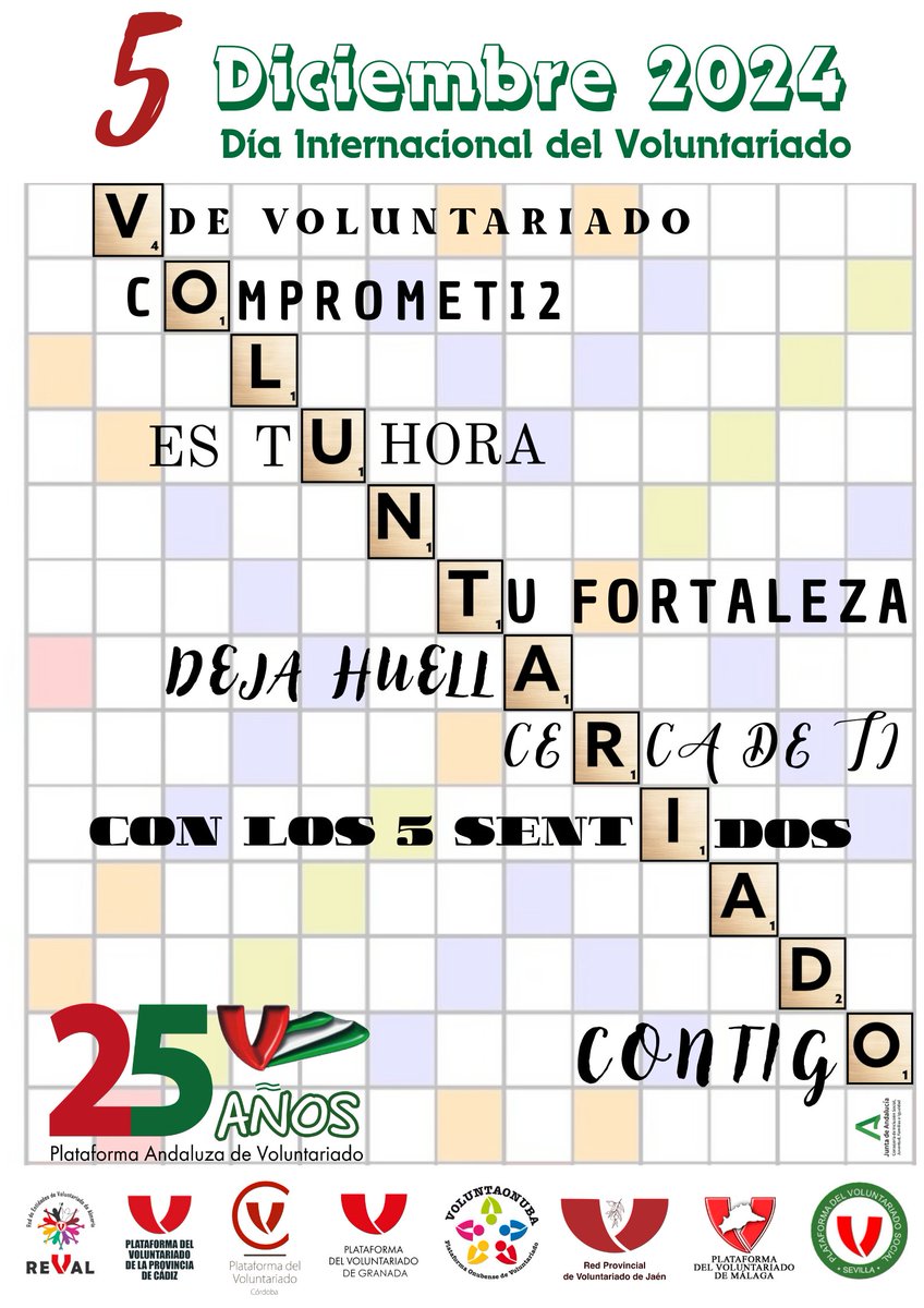 VoluntariadoPAV's tweet photo. “La persona voluntaria y sus valores, en el centro del cartel del voluntariado andaluz”
#voluntariadoenelcentro #DIV2024
#Hacemosvoluntariado #voluntariadoandaluz https://t.co/WQqp4reoxH