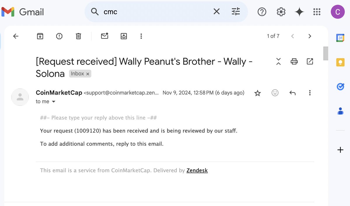 Wallysquirrel's tweet photo. We applied for @CoinMarketCap fast track listing!

We’re waiting to be listed now. 

Conformation# 1009120

Thanks CMC🙏

$Wally is super excited‼️🥜🐿️ https://t.co/jRsBskS96y