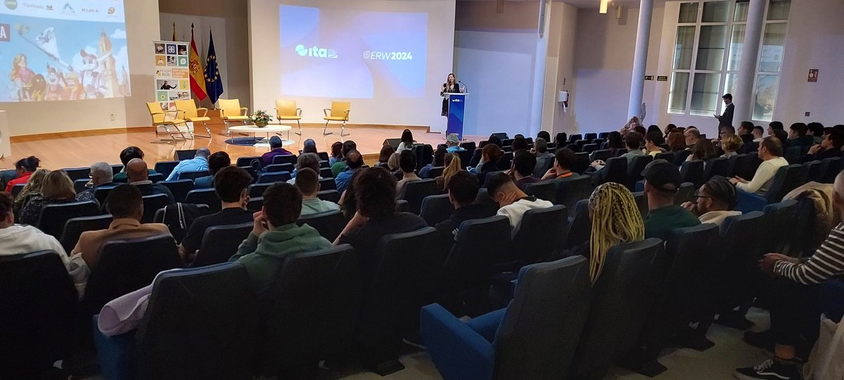 Jornada Hisparob enmarcada en la #ERW2024 en colaboración con <a href="/eu_Robotics/">euRobotics</a> <a href="/ITA_tecnologia/">Instituto Tecnológico de Aragón</a>  y como no con <a href="/HispaRob/">HispaRob</a>