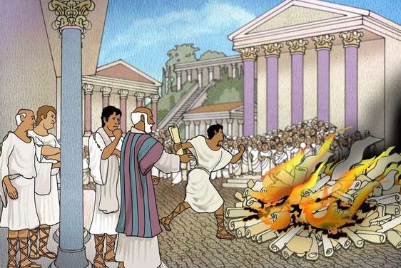 emilioabdala's tweet photo. ESFORÇOS para ajustar a conduta e a FÉ podem custar muito SACRIFÍCIO PESSOAL (#Atos19:18,19).

Esses cristãos efésios destruíram livros caros. Poderiam tê-los vendido; mas prejudicariam outros.

—Há algo q você está preparado para RENUNCIAR por causa de Cristo? #rpsp #euvou https://t.co/aSPXiWj1Tz