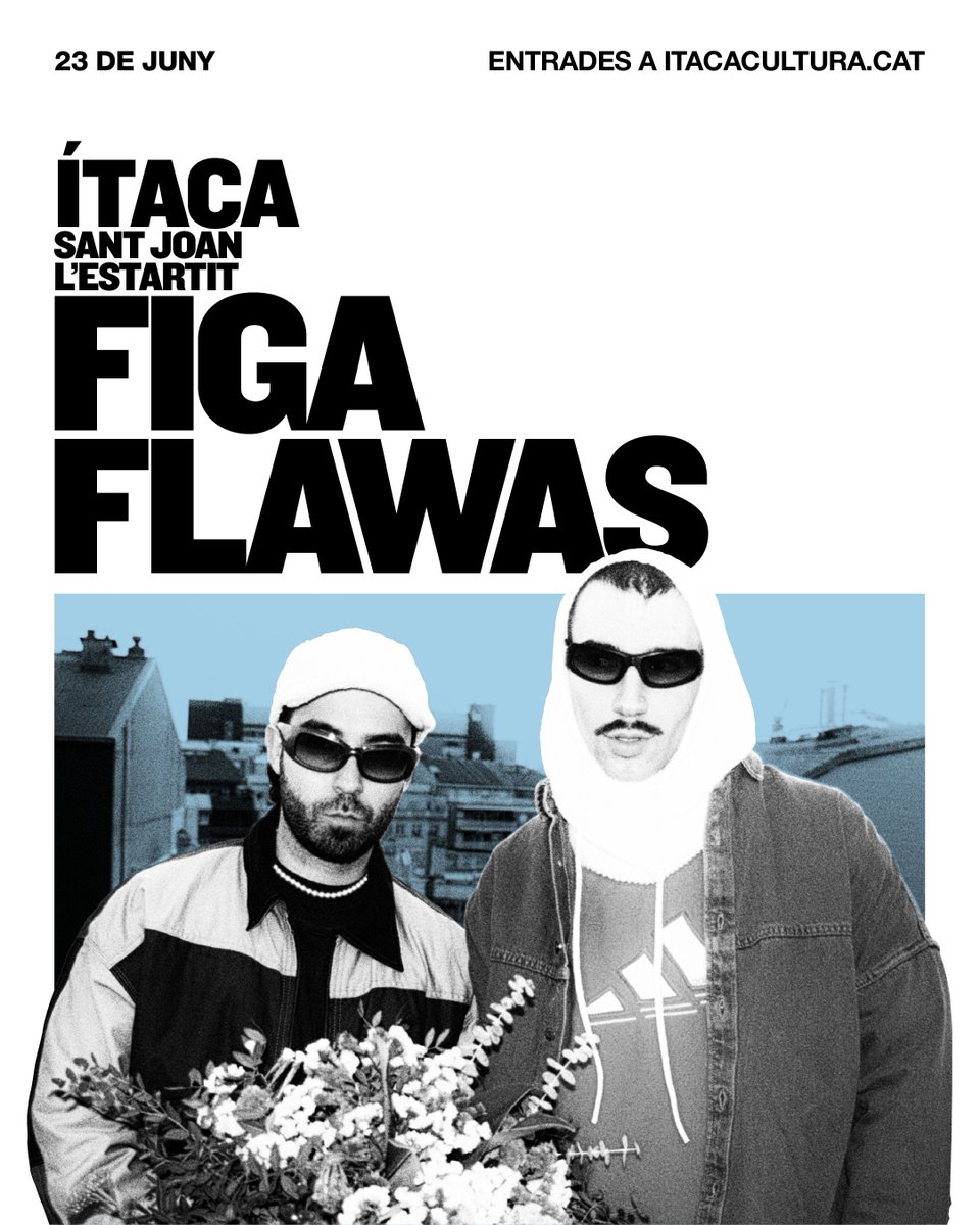 itacacultura's tweet photo. 💥 @FIGAFLAWAS 🍉 El fenomen musical de l’any a Catalunya és la primera confirmació per l’#Itaca2025! 🙌 @figaflawas i seu bon rotllo s’apunten a passar la millor revetlla 🔥 L’#ItacaSantJoan a l’Estartit cremarà al ritme dels seus temacles!
🎫 Entrades a https://t.co/fNtRjzMQlq https://t.co/PZ4sQEfn38
