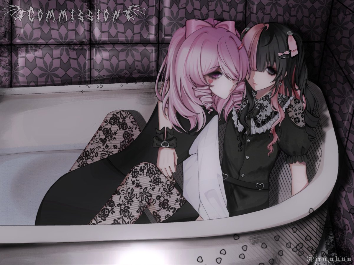 Commission from dc!!!!🩷🖤
i really like how this turns out

#arttwt #ArtCommission #artmoots