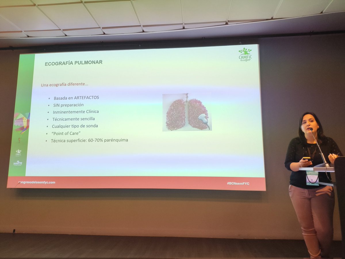 🫁¿En qué consiste la ecografía pulmonar?

🗣️Lorena Díaz lo explica: "Es una ecografía basada en artefactos, inmediatamente clínica". En la imagen aparecen más características⤵️

#BCNsemaFYC