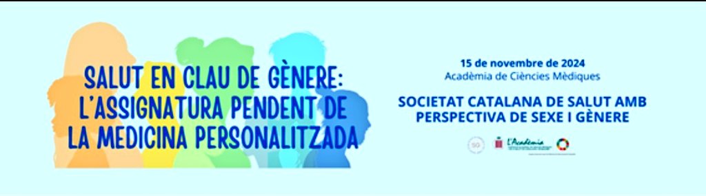 📢Arranca con fuerza la "I Jornada de Salud en Clau de Gènere" promovido por la Societat Catalana de Salud amb Perspectiva de Sexe i Gènere.  Sala llena y mucha ciencia que demuestra que♂️♀️ somos diferentes también desde el punto de vista de la medicina
#salutsexegenere