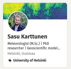 Just a reminder, that I have profiles both in Bluesky and LinkedIn that you may follow. The content will be the same as it used to be here, mainly about my work and research.

karttunensasu.bsky.social

I will probably discontinue using X altogether in the near future.