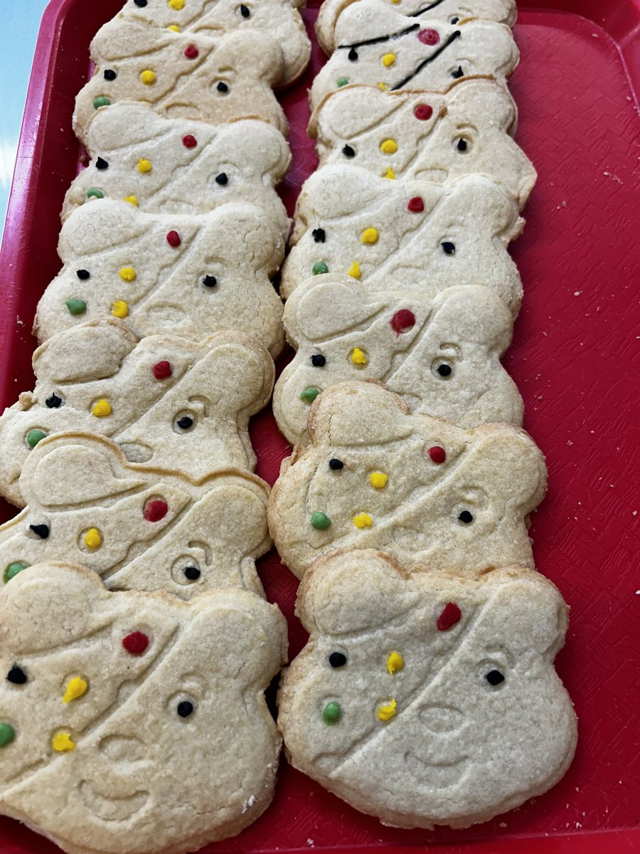 Spots everywhere today, even on cakes and biscuits!