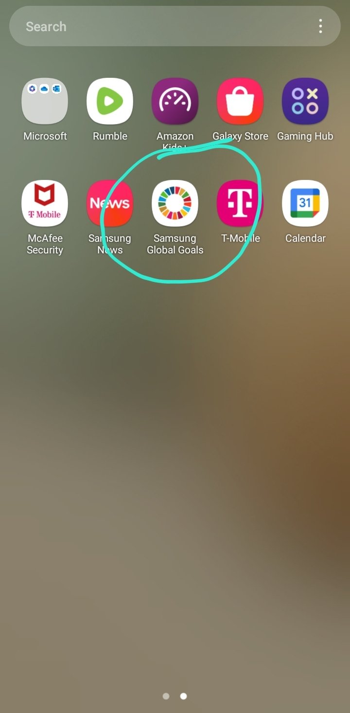 Look at this SHIT app that Samsung AUTOMATICALLY added to my new backup phone!!! It was already on here when I was setting up the phone!!! It's wanting to to support the UNDP and their COMMUNIST GLOBALIST PROJECT "AGENDA 2030"!!! FU SAMSUNG! AND F THAT!!! https://t.co/2yyRNpq227