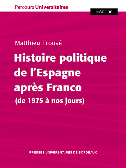 Centre Émile Durkheim @cedurkheim.bsky.social (@cedurkheim) on Twitter photo #VientDeParaître
🤚<a href="/matthieutrouve/">Trouvé Matthieu</a> maître de conférences en histoire contemporaine à <a href="/ScPoBx/">Sciences Po Bordeaux</a> et chercheur au <a href="/CEDurkheim/">Centre Émile Durkheim @cedurkheim.bsky.social</a> vient de publier aux <a href="/PressesUnivBdx/">PressesUnivBordeaux</a> :
📖Histoire politique de l'Espagne après Franco (de 1975 à nos jours)
pub-editions.fr/index.php/nouv… #VientDeParaître
🤚<a href="/matthieutrouve/">Trouvé Matthieu</a> maître de conférences en histoire contemporaine à <a href="/ScPoBx/">Sciences Po Bordeaux</a> et chercheur au <a href="/CEDurkheim/">Centre Émile Durkheim @cedurkheim.bsky.social</a> vient de publier aux <a href="/PressesUnivBdx/">PressesUnivBordeaux</a> :
📖Histoire politique de l'Espagne après Franco (de 1975 à nos jours)
pub-editions.fr/index.php/nouv…