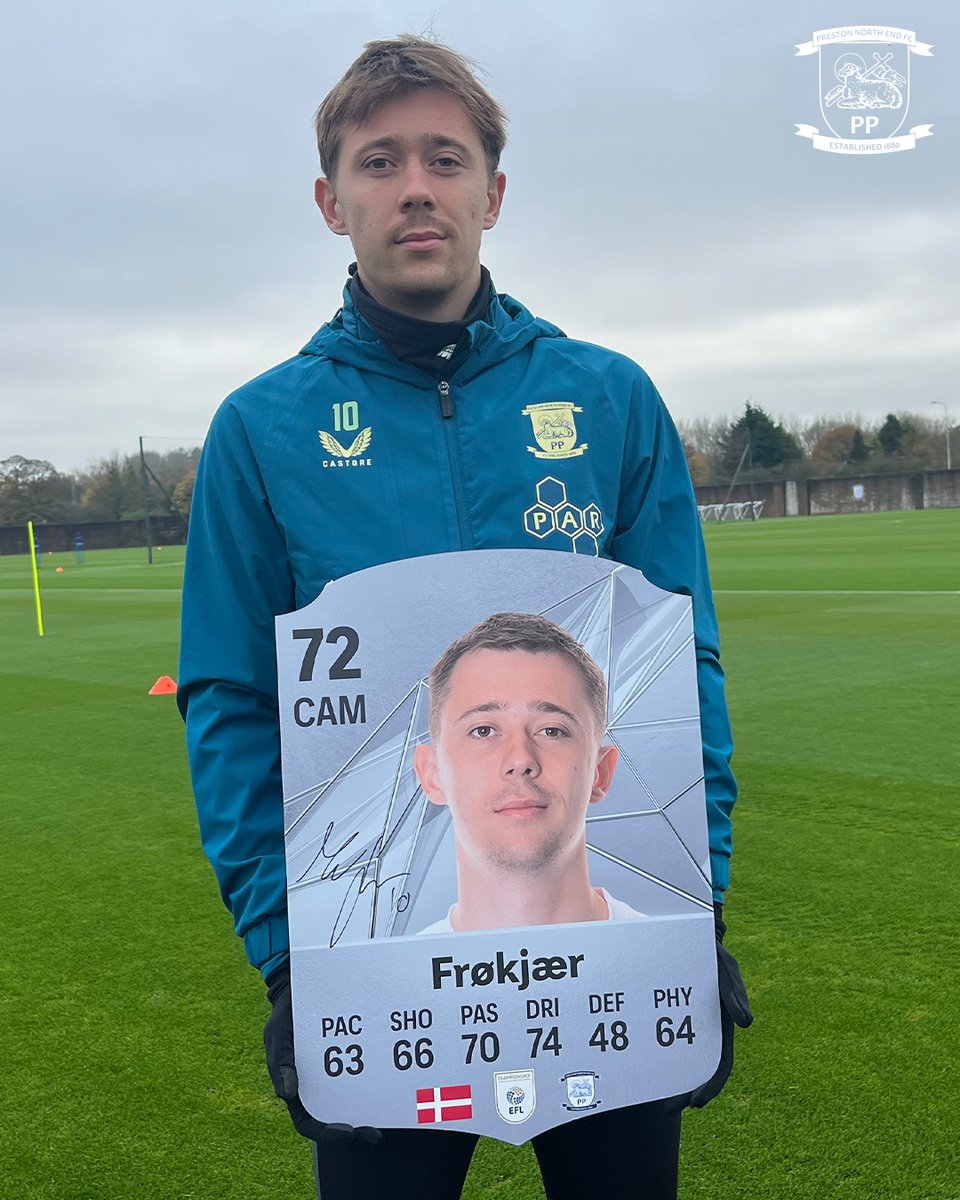 🎁 Fancy winning Mads Frøkjær's signed FC25 card? 🔢

For your chance to win, repost and reply with #BeMoreMads. 💬

#pnefc