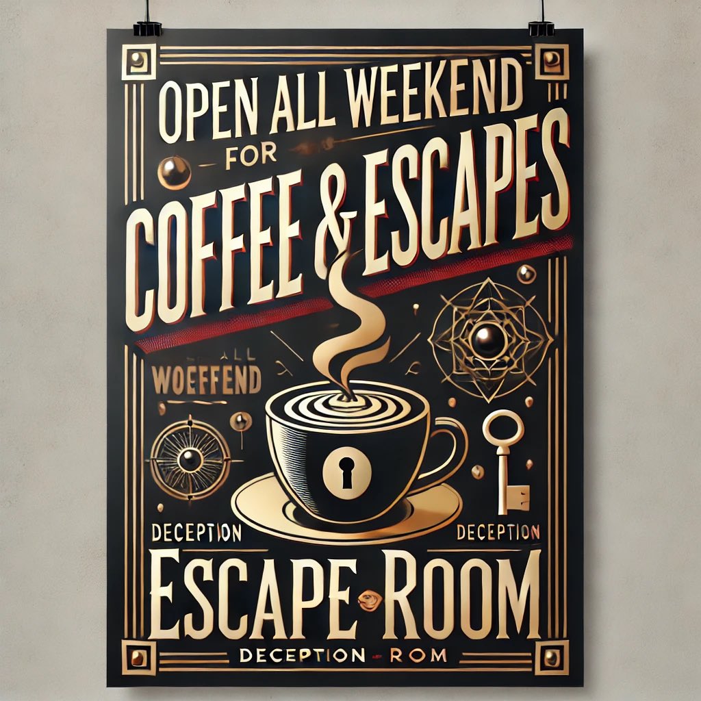 Deception Escape Rooms tweet media