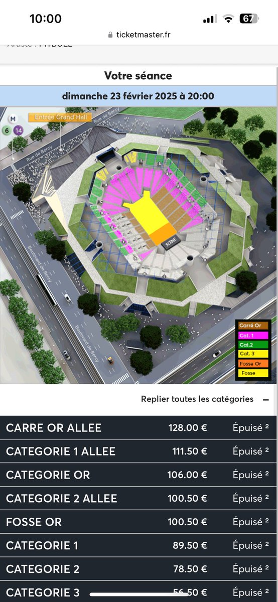 Treizista's tweet photo. 10:00:01 sur Ticketmaster pour l’ouverture de la vente générale du concert de Pitbull : https://t.co/gQlV1B8H9P