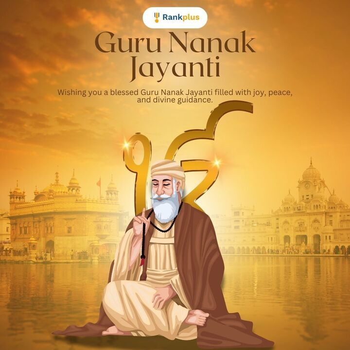 Rankplusoffl's tweet photo. Rankplus team wishes you all a very Happy Guru Nanak Jayanti 🙏
#gurunanakjayanti2024 #Gurpurab #GuruNanakJayanti #Rankplus https://t.co/C62kZRhecH