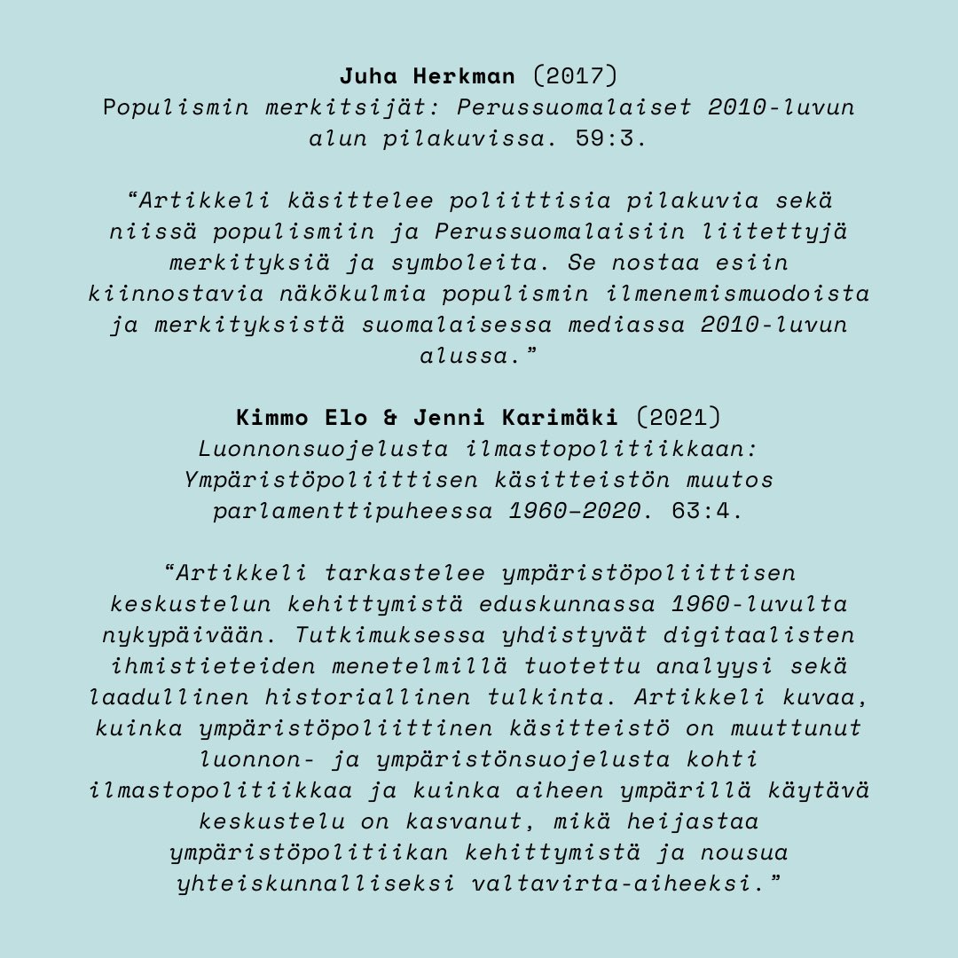 Valtiotieteellinen yhdistys tweet media