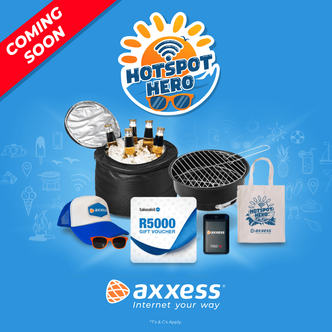 Not All Heroes Wear Capes! 🦸‍♂️

Some provide Internet Axxess when it's needed most! 

Exciting competition coming soon! 😁🔥

#HotspotHero #LTE #PowerUp #SummertimeFun #AxxessInternet