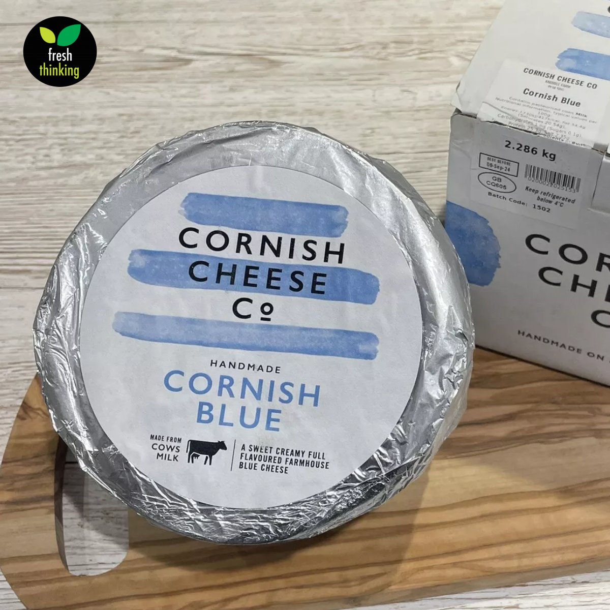 We’re thrilled to introduce Cornish Blue to our range! Unlike traditional English blue cheeses, this award-winning gem offers a unique flavour profile:

💙 Mild &amp; Creamy 

💙 Dense Texture &amp; Buttery Richness 

💙 Subtle Sweetness