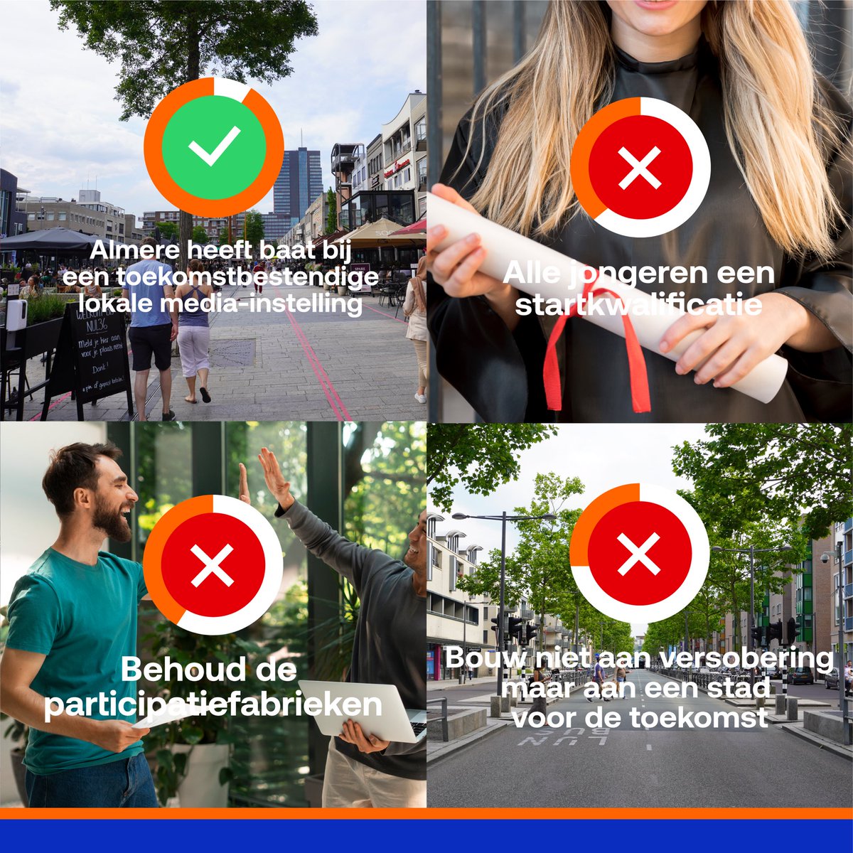Deze week bespraken we de begroting 2025 in de Almeerse gemeenteraad. De VVD diende bij deze bespreking een aantal moties in, waarbij sommige voorstellen op een meerderheid konden rekenen. 👇