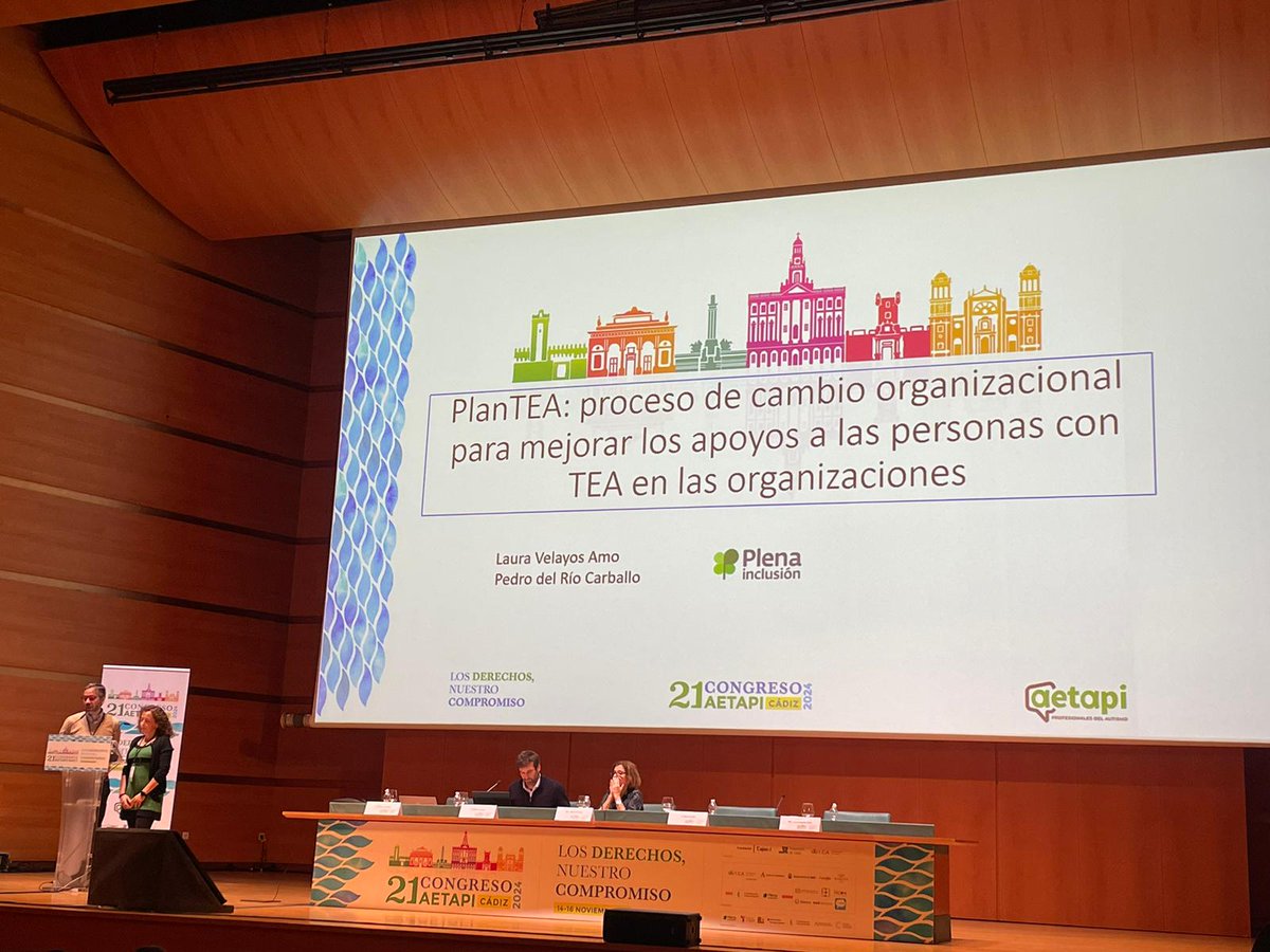 🆕Hoy, en el XXI Congreso de <a href="/AETAPI/">AETAPI</a>, Plena inclusión comparte su #PlanTEA, un proyecto que vincula a las entidades de nuestro movimiento asociativo que apoyan a personas con #TEA

🍀Su coordinador, <a href="/PedroDelRioC/">PedroDelRioCarballo</a>, explica cómo hemos transformado los apoyos que damos a las