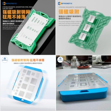 diyfixphone1's tweet photo. 😎WYLIE WL-716L/HW-718 universal Mini high temperature resistant chip welding magnetic tin pad for iPhone BGA CPU IC welding repair. 

#magneticsiliconepad #BGAwelding #MagneticBase  #Magneticmat #iPhoneBGArepair #iPhonewelding #iphonerepair #phonefix #phonefixtool #diyfixtool https://t.co/BiKCEYEnCH