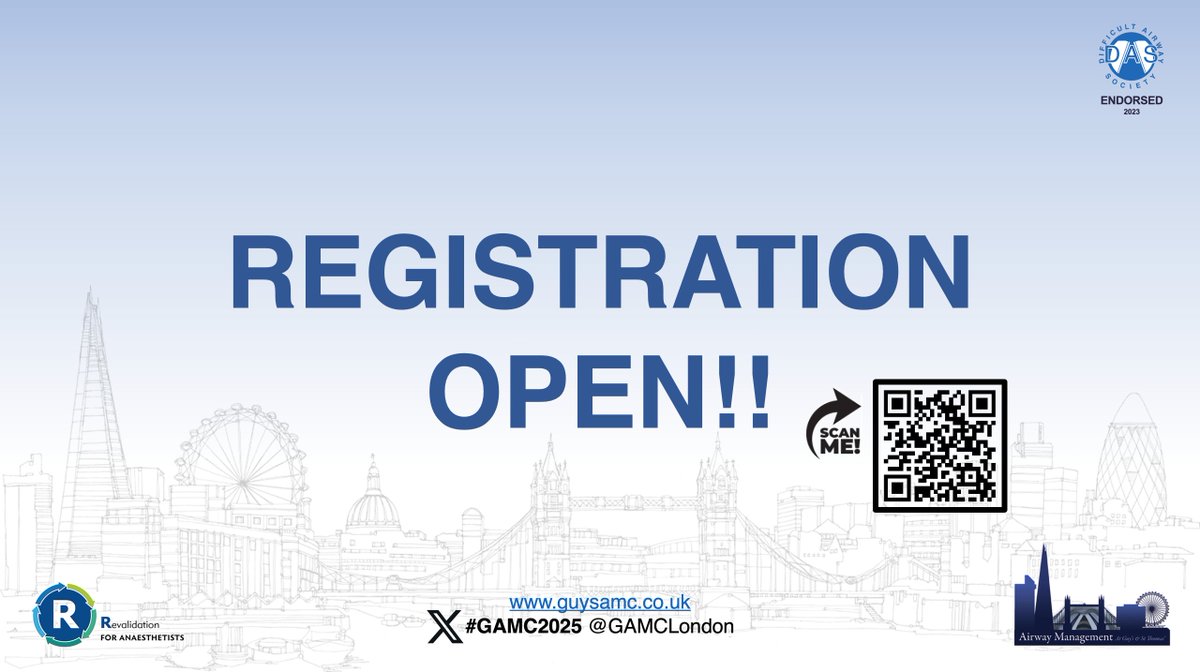 ⭐️REGISTRATION FOR #GAMC2025 IS OPEN⭐️

Grab those diaries, get your study leave requests in and get registered!! 

Note: there are limited workshop spaces available for day 2 and we always have a waiting list! Register early to avoid disappointment!!

🔗bookcpd.com/course/GAMCJUN…
