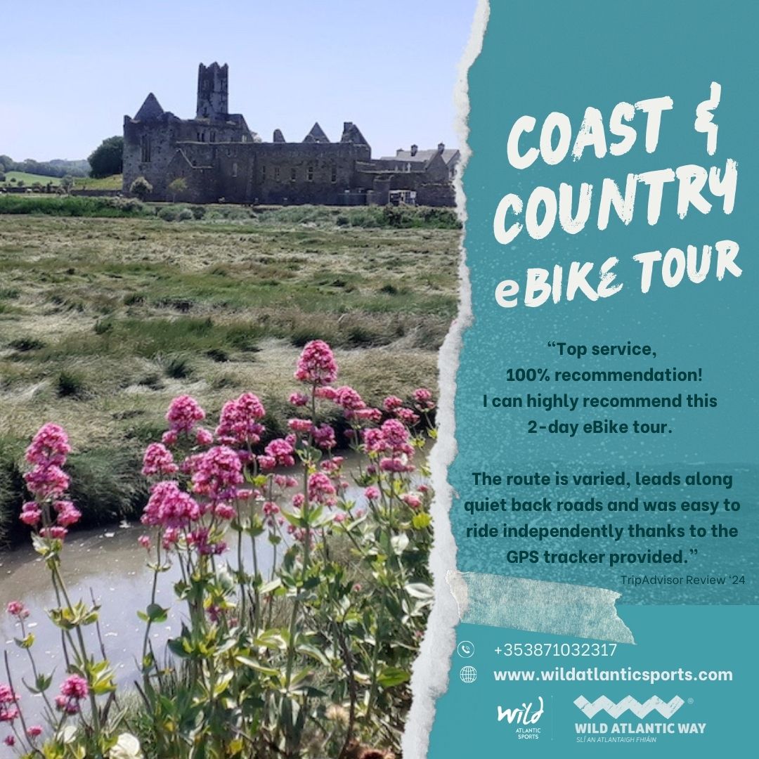 watlanticsports's tweet photo. We're starting to gear up for Summer 2025!

😎Now is a good time to book a 2 day, self-guided ebike tour from Kinsale and explore the beautiful coastline, green countryside of #Cork .
👉Incl. bike hire, GPS and B&amp;B.

Book:  https://t.co/Jl27Tkzzp2 / ruth@wildatlanticsports.com https://t.co/jLbYwNM6ma