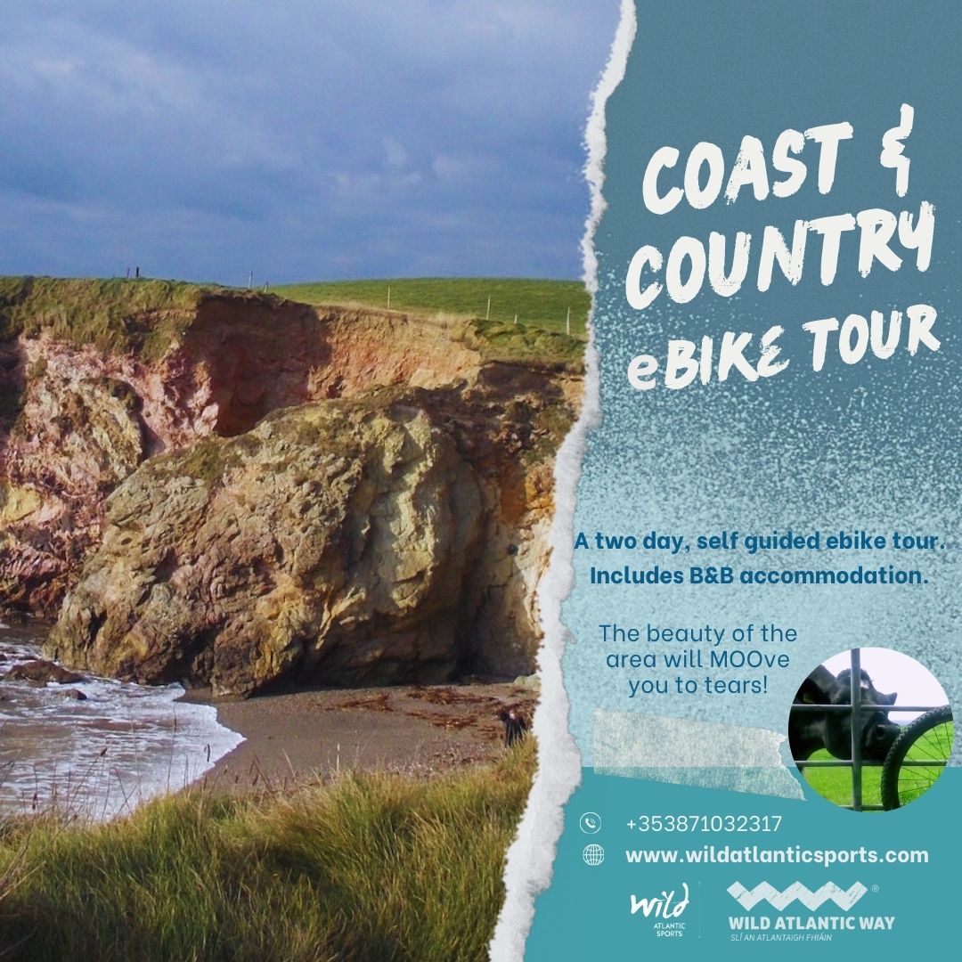 watlanticsports's tweet photo. We're starting to gear up for Summer 2025!

😎Now is a good time to book a 2 day, self-guided ebike tour from Kinsale and explore the beautiful coastline, green countryside of #Cork .
👉Incl. bike hire, GPS and B&amp;B.

Book:  https://t.co/Jl27Tkzzp2 / ruth@wildatlanticsports.com https://t.co/jLbYwNM6ma
