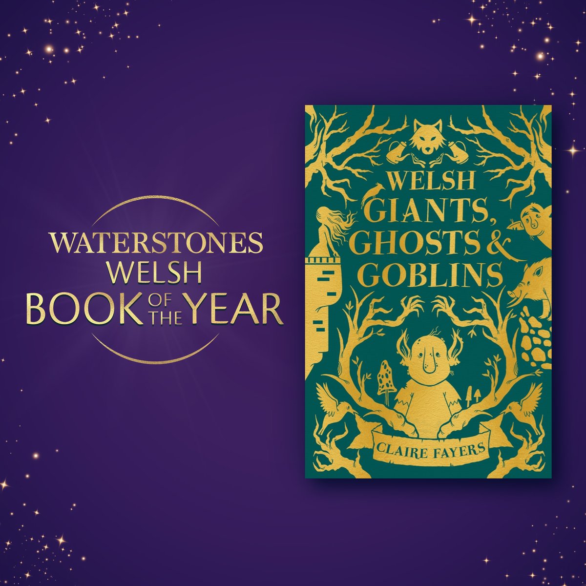 It's been incredibly hard not to yap on about this. 

It has been SO much fun getting this wonderful collection of stories by Claire Fayers out into the world.

Huge congrats/thanks to Claire and cover designer Becka Moor for making my job so easy!🫶