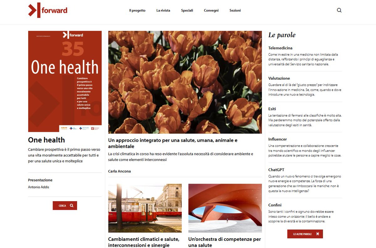forwardRPM's tweet image. Ancora una volta Forward allarga lo sguardo, raccontando esperienze, progetti e visioni che provano a rendere concreta la proposta One health.
Il nuovo numero di Forward è online!
🔎 Scoprilo tutto: forward.recentiprogressi.it