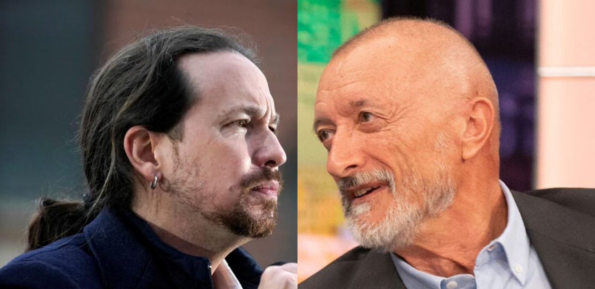 ESdiarioCV's tweet photo. ¿Quién te transmite más credibilidad?

🔄 Arturo Pérez-Reverte 
❤️ Pablo Iglesias https://t.co/EpMjxruXsX