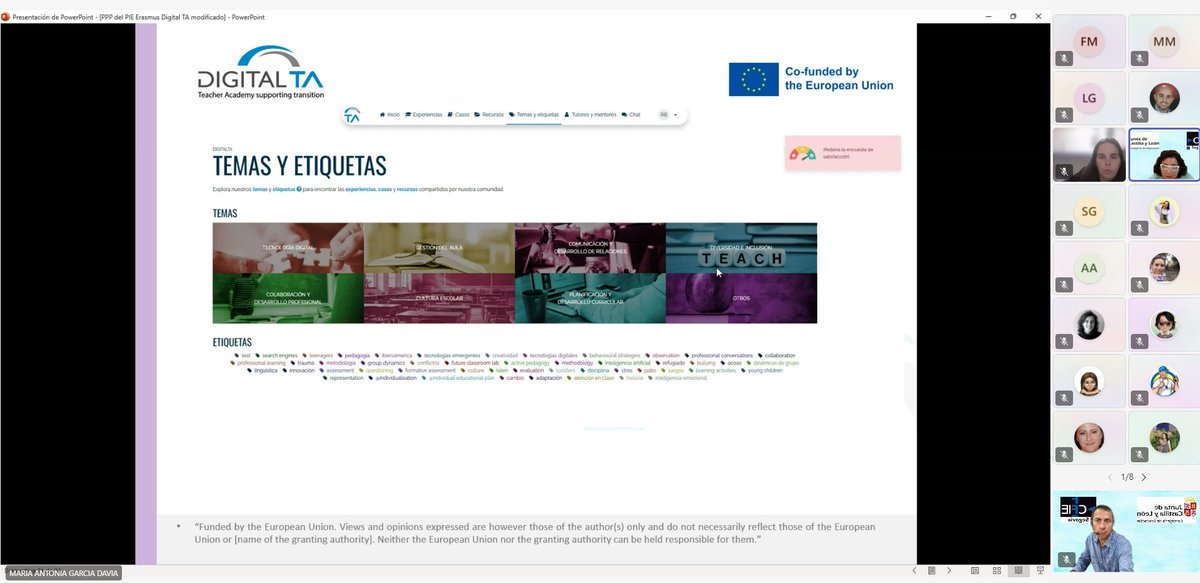 CFIE_Segovia's tweet photo. 🇪🇺 Erasmus Digital TA 
👩‍💻👨‍💻👩‍🏫reunión con 75 profesores noveles y 90 mentores (profesores con experiencia), que participarán en nuestra plataforma DIGITAL TA 💻🤝
@sepiegob
@EUErasmusPlusMa
#ErasmusPlus #internacionalizaCyL #digitalta
@uneatlantico
@FUNIBER https://t.co/nVgCUhX3CX
