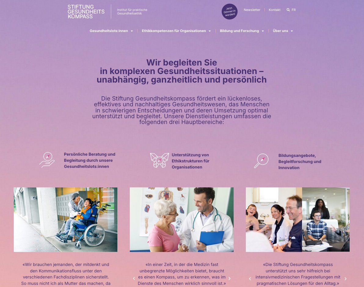 Nach 25 Jahren wird aus Dialog Ethik die neue Stiftung Gesundheitskompass: Mit erneuter Pionierarbeit bauen wir ein schweizweites Netzwerk an Gesundheitslots:innen zur Unterstützung in komplexen Situationen auf! 👉🏼gesundheitskompass.ch #Gesundheitskompass #Gesundheitslotsen