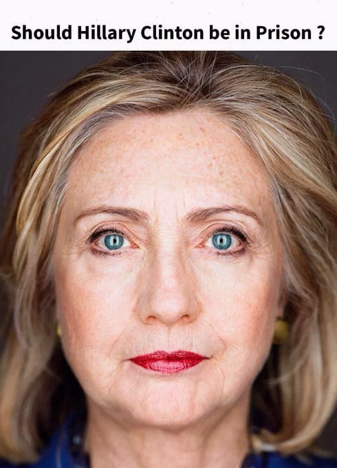 Armaan🇵🇰🇵🇸 (@armaanali97) on Twitter photo <a href="/realTrumpNewsX/">Donald J. Trump News</a> I want her in prison who ruined American Peace and Economy
If you Agree
Retweet it <a href="/realTrumpNewsX/">Donald J. Trump News</a> I want her in prison who ruined American Peace and Economy
If you Agree
Retweet it