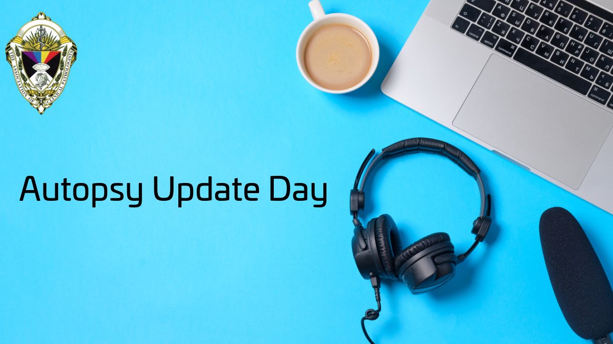 The ACP Autopsy Update Day (webinar) is about to start! It’s a great way to get CPD and keep up to date #autopsy