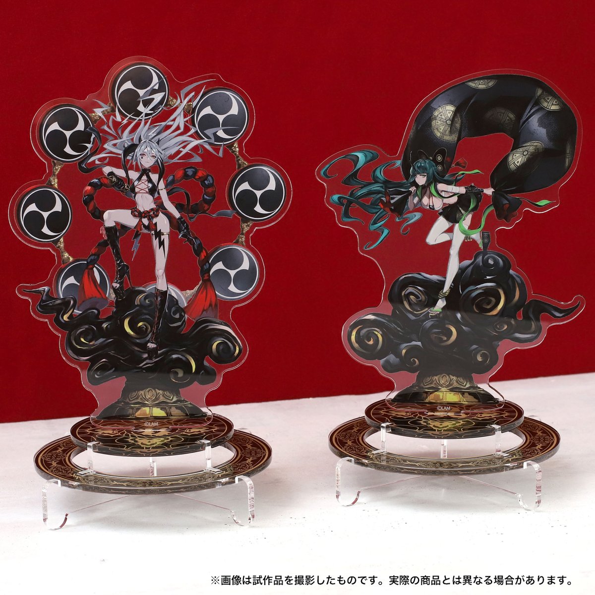 ⚡#LAM個展 グッズ情報⚡ 🔥アクリルスタンド／風神・雷神 組み立て式