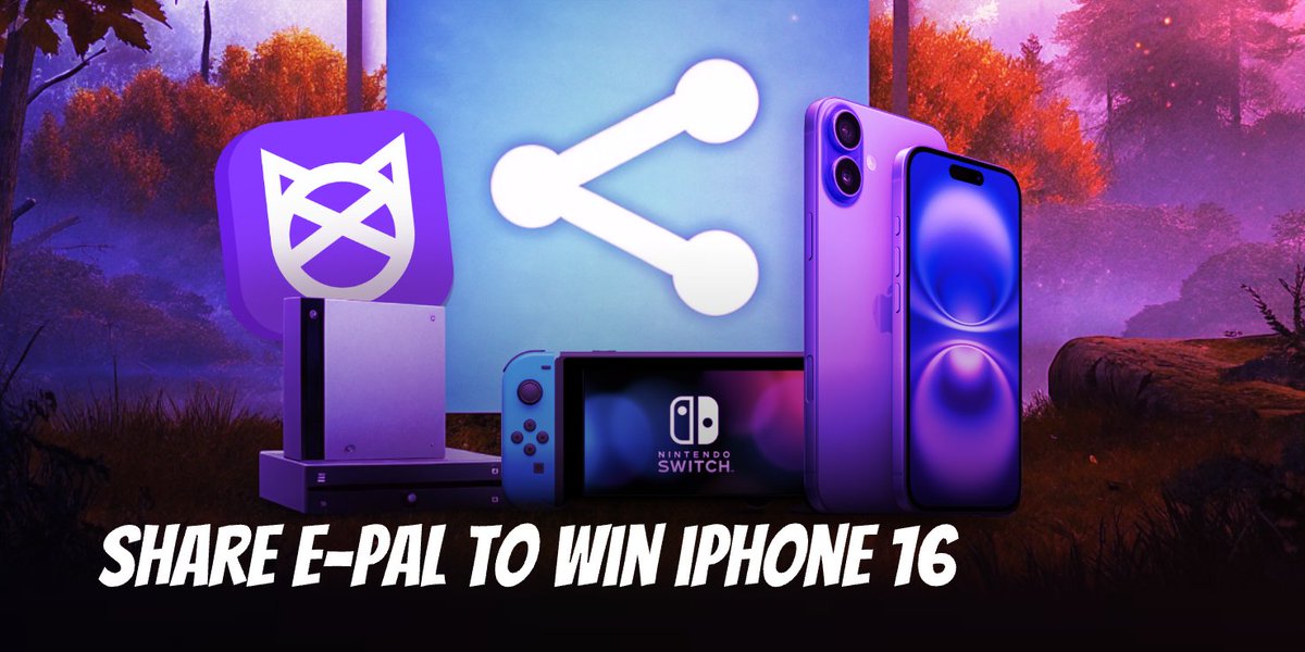 epalgg's tweet photo. 📱Share To Win iPhone 16📱

-Event Entry: https://t.co/FtpkOiwuDy
-Add your E-Pal referral Links on your social media and quote official X post to win reward.

Reward will be decided by the  final total quotes of this post.
200 Quotes—— Nintendo Switch（$300）
400 Quotes—— Playstation 5（$400）
800 Quotes—— iPhone 16（$800）