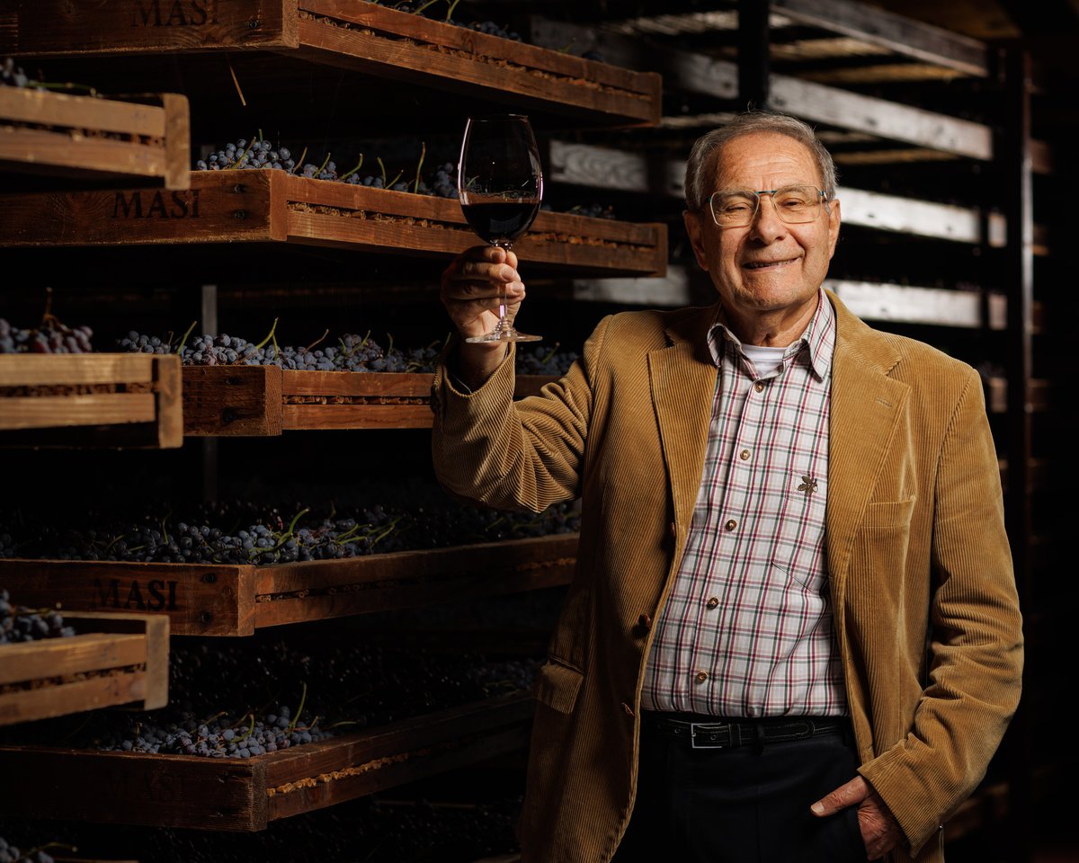 🌟<a href="/WineEnthusiast/">WineEnthusiast</a> conferred the “Lifetime Achievement Award 2024” to Sandro Boscaini, President of Masi, for changing the place of Italian wine in the world, while never ceasing to experiment, innovate and look forward, believing that "innovation fuels optimism".