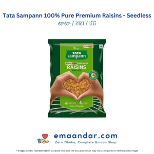 EmaandarFarms's tweet image. Tata Sampann 100% Pure Premium Raisins are a delicious and nutritious snack that embodies quality and flavor. 

Buy Now : emaandar.com/product/tata-s…

#TataSampann #PureRaisins #SeedlessRaisins #PremiumQuality #HealthySnacks #HomeDelivery #Emaandar