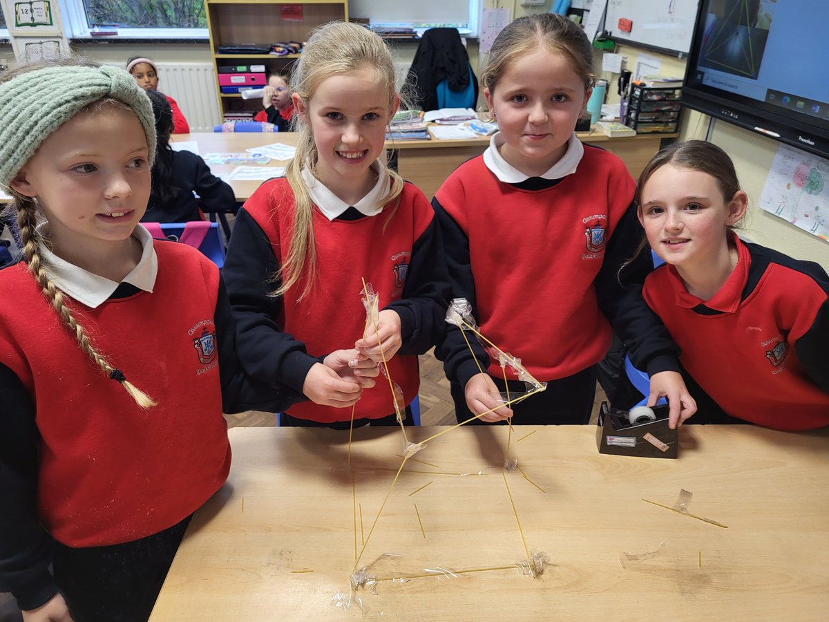 We did the spaghetti and marshmallow challenge for Science Week. It was fun and also a big challenge! We made mistakes and tried to learn from them #ScienceWeek #STEM
