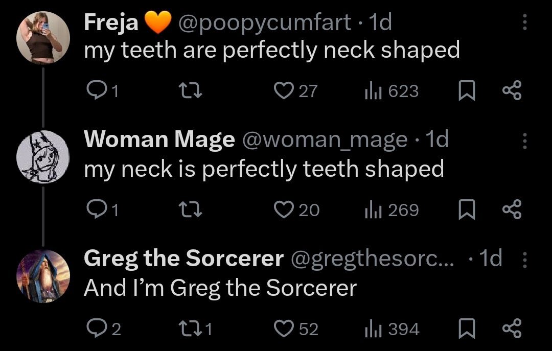 Mages be wildin’ on this platform, sheesh