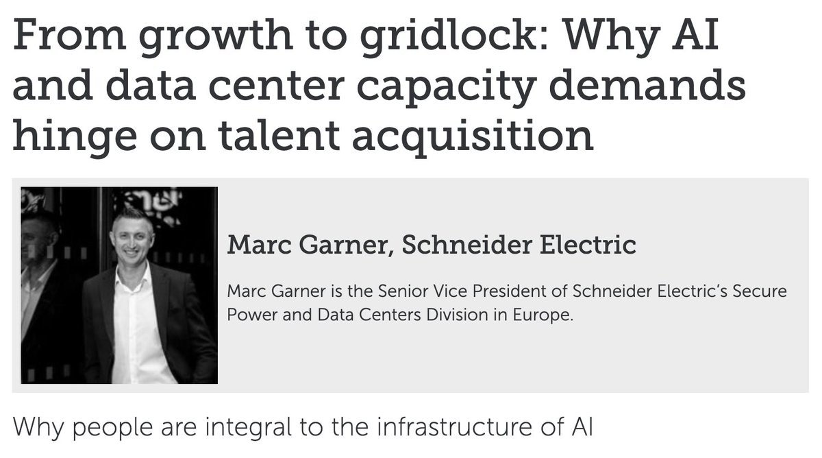 I’m thrilled to share my latest article in <a href="/dcdnews/">DCD</a> on the crucial link between talent acquisition and the future of AI and #datacenters. Read the full article here: lnkd.in/ejMwd6MH
