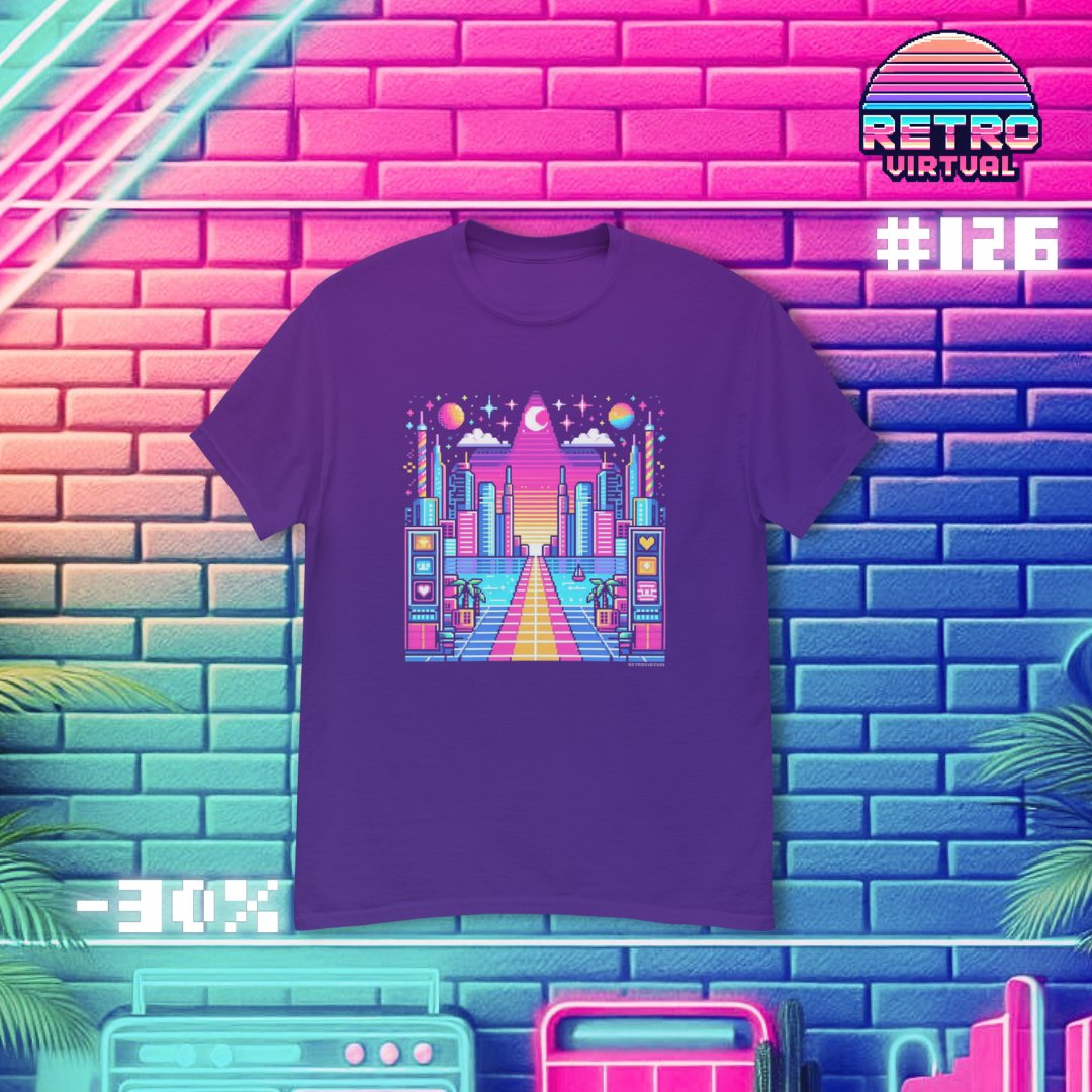 RetroVirtualX's tweet image. 🌆 Aventura Nocturna 🌆

👾🌴 ¡Embárcate en una aventura nocturna con @RetroVirtualX #126! 

✨💖🌴🌆🌙🌆🌴💖✨
#RetroVirtual #PixelArt #ModaUnisex #MarcaDeRopa #AventuraNocturna #PaisajeUrbano
